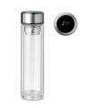 POLE GLASS Bottle with touch thermometer