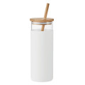 STRASS Glass tumbler 450ml bamboo lid