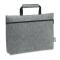 TAPLA RPET felt zippered laptop bag