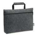 TAPLA RPET felt zippered laptop bag