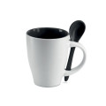 DUAL Bicolour mug with spoon 250 ml