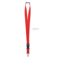 WIDE LANY Lanyard with metal hook 25mm