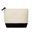 KLEUREN Bicolour cotton cosmetic bag