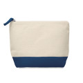 KLEUREN Bicolour cotton cosmetic bag