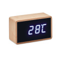 MIRI CLOCK LED alarm clock bamboo casing