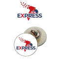 Express Epoxy Pin Badge