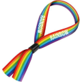 Rainbow Fabric Wristbands - Full Colour