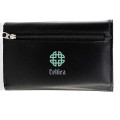 SERRIOA Real Leather Ladies Wallets Black