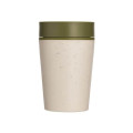 Circular Cup 8oz Cream & Honest Green