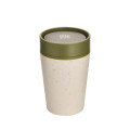 Circular Cup 8oz Cream & Honest Green