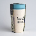 Circular Cup 12oz Cream & Faraway Blue