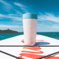 Circular Cup 12oz Cream & Faraway Blue