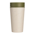 Circular Cup 12oz Cream & Honest Green