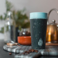 Circular Cup 12oz Black & Faraway Blue
