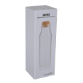 BERKA - Borosilicate Glass Bottle with Cork Lid - 600ml