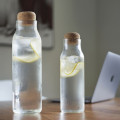 DELLACH - Borosilicate Glass Bottle with Cork Lid - 1200ml