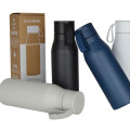 R-NEBRA - CHANGE Collection Recycled Stainless Steel Vacuum Bottle - White