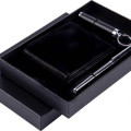 TUMBES - Set of Mens Wallet, Flashlight Keyring and Metal Pen