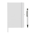 BORNA - Giftology A5 Hard Cover Notebook and Pen Set - White