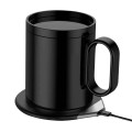 CRIVITS - Smart Mug Warmer with Wireless Charger - Black