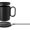 CRIVITS - Smart Mug Warmer with Wireless Charger - Black