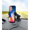 SKROSS Car Holder & Wireless Charger - Black