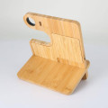 TRABEN - eco-neutral 3-in-1 Bamboo 10W Simultaneous Charging Station