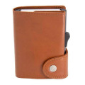 MARALIK - c-secure Classic Italian Leather RFID Wallet Chestnut