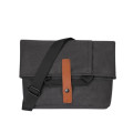 LORETTO - SANTHOME 2-in-1 Messenger & Tote Bag - Black