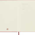 Moleskine Classic Large Ruled Hard Cover Notebook - Scarlet Red