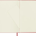 Moleskine Classic Large Ruled Hard Cover Notebook - Scarlet Red