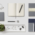 Moleskine Classic Hard Cover Large Ruled Notebook - Slate Grey
