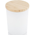 NOUM - Arabic Oudh Scented Glass Candle with Bamboo Lid - White