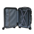 GENOVA - Classic Cabin Trolley Bag - Silver