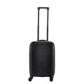 ROSTOCK - SANTHOME Foldable Cabin Trolley Bag - Black Matt Finish