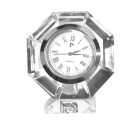 Tuiler - Crystal Hexagon Desk Clock by Pierre Cardin - Small