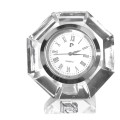 Tuiler - Crystal Hexagon Desk Clock by Pierre Cardin - Small