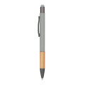 AYTOS - Metal Stylus Pen with Bamboo Grip - Grey