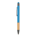AYTOS - Metal Stylus Pen with Bamboo Grip - Blue