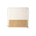 VOLGA - eco-neutral Recycled Cotton/Cork Drawstring Bag