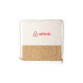 VOLGA - eco-neutral Recycled Cotton/Cork Drawstring Bag