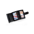 FLORINA - RFID PU Slim Cardholder Wallet - Black