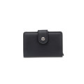 FLORINA - RFID PU Slim Cardholder Wallet - Black