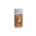 MARZ - Santhome® Magnetic Phone Cardholder with Santhome Tag Pocket - Tan