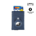 TROMSI - Santhome® PU Card Holder with Santhome Tag pocket - Navy Blue