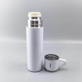 SAFFLE - Giftology Family Set of Vacuum Flask & Two Cups - White