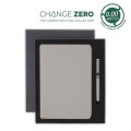 CHANGE ZERO Sustainable Gift Set with Refillable Notebook & Pen - Grey