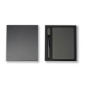 CHANGE ZERO Sustainable Gift Set with Refillable Notebook, Pen & USB Keychain - Black