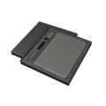 CHANGE ZERO Sustainable Gift Set with Refillable Notebook, Pen & USB Keychain - Black
