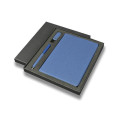 CHANGE ZERO Sustainable Gift Set with Refillable Notebook, Pen & USB Keychain - Navy